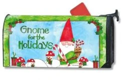 Studio M By Magnet Works Gnome For The Holidays MailWraps Magnetic Mailbox Cover