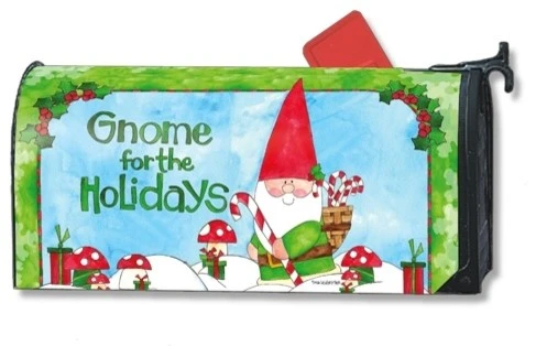 Studio M By Magnet Works Gnome For The Holidays MailWraps Magnetic Mailbox Cover 3 Studio M By Magnet Works Gnome For The Holidays MailWraps Magnetic Mailbox Cover