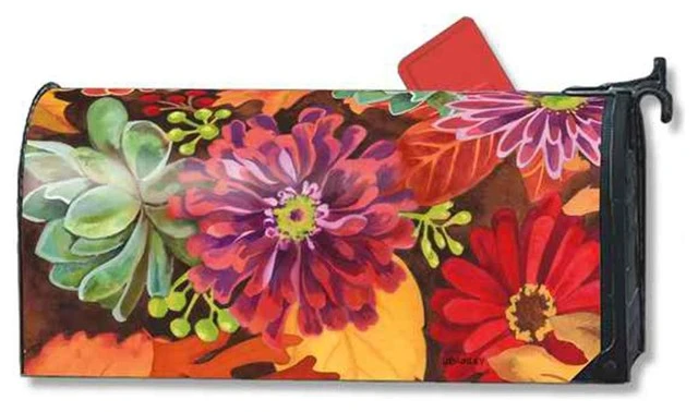 Studio M By Magnet Works Autumn Jazz MailWraps Magnetic Mailbox Cover 3 Studio M By Magnet Works Autumn Jazz MailWraps Magnetic Mailbox Cover