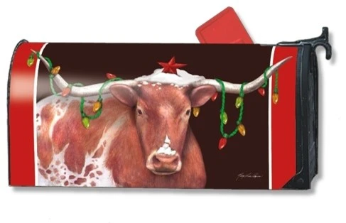 Studio M By Magnet Works Cowboy Christmas MailWraps Magnetic Mailbox Cover 3 Studio M By Magnet Works Cowboy Christmas MailWraps Magnetic Mailbox Cover