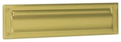 Schlage Locks Schlage 620 13-Inch X 3-9/16-Inch Solid Brass Mail Slot - Antique Brass