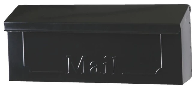 Solar Group Gibraltar THHB0001 Horizontal Wall Mount Mailbox, Galvanized Steel, Black 3 Solar Group Gibraltar THHB0001 Horizontal Wall Mount Mailbox, Galvanized Steel, Black