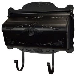 Special Lite Products Company Floral Horizontal Mailbox, Black