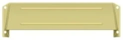 Deltana MSH158 12-3/4"L Mail Slot - Polished Brass