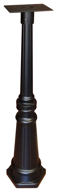 Special Lite Products Company Tacoma Surface Mount Post Kit, Black