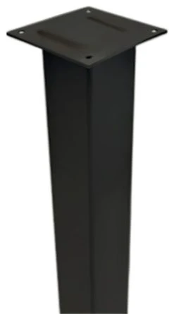 TedStuff Modern Contemporary Retro Design ,optional Mounting Pole For The RetroBox, Black