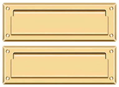Deltana MS627CR003 Mail Slot 8-7/8" With Back Plate, Lifetime Brass 3 Deltana MS627CR003 Mail Slot 8-7/8" With Back Plate, Lifetime Brass