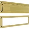Idh By St. Simons, Inc. Genuine Solid Brass Magazine Mail Plate & Open Back Plate, Polished Brass 1 Idh By St. Simons, Inc. Genuine Solid Brass Magazine Mail Plate & Open Back Plate, Polished Brass -Mayne Store home design 232