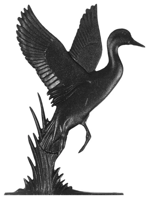Whitehall Products 8"x11" Duck Mailbox Ornament, Black 3 Whitehall Products 8"x11" Duck Mailbox Ornament, Black