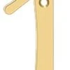 Deltana RN6-1 6" Numbers, Solid Brass, Lifetime Brass 1 Deltana RN6-1 6" Numbers, Solid Brass, Lifetime Brass -Mayne Store home design 249