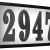 QualArc Serrano Standard Lighted Address Plaque W/LED Lights "Do It Yourself Kit", Black 1 QualArc Serrano Standard Lighted Address Plaque W/LED Lights "Do It Yourself Kit", Black -Mayne Store home design 251
