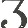 Deltana RN6-3U10B 6" Numbers, Solid Brass, Oil Rubbed Bronze 1 Deltana RN6-3U10B 6" Numbers, Solid Brass, Oil Rubbed Bronze -Mayne Store home design 257