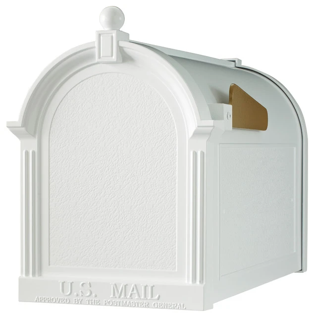 Whitehall Products Capital Street Mailboxes, White 3 Whitehall Products Capital Street Mailboxes, White