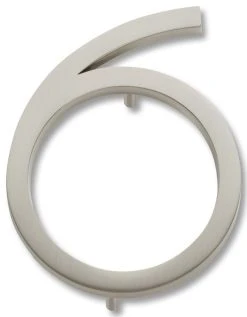 Atlas Homewares Modern Avalon No. 6 AVN6, Brushed Nickel