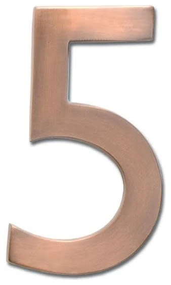 Architectural Mailboxes 3582-5 4 Inch Tall Solid Brass House - Antique Copper 3 Architectural Mailboxes 3582-5 4 Inch Tall Solid Brass House - Antique Copper