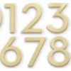Modern Aspect Magnetic Address Number, Brass 1 Modern Aspect Magnetic Address Number, Brass -Mayne Store home design 278