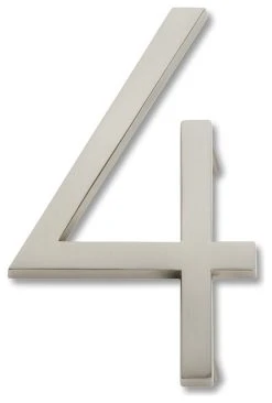 Atlas Homewares Modern Avalon No. 4 AVN4, Brushed Nickel