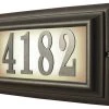 QualArc Edgewood Large Lighted Address Plaque In Oil Rub Bronze Frame Color 2 QualArc Edgewood Large Lighted Address Plaque In Oil Rub Bronze Frame Color -Mayne Store home design 290