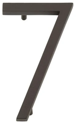 Atlas Homewares Avalon House Number, Aged Bronze, 7