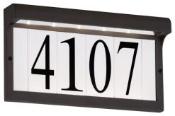 Sea Gull Lighting Sea Gull LED Address Light 120V-12 96091S-12, Black
