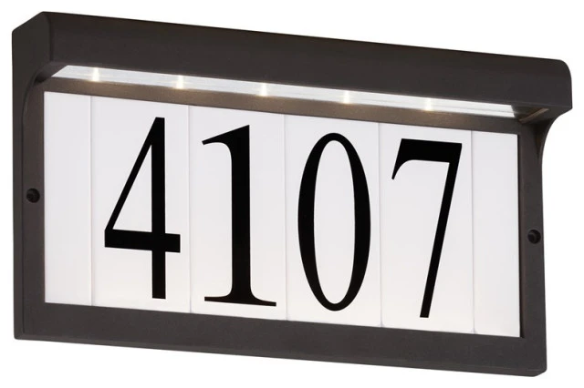 Sea Gull Lighting Sea Gull LED Address Light 120V-12 96091S-12, Black 3 Sea Gull Lighting Sea Gull LED Address Light 120V-12 96091S-12, Black