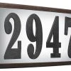 QualArc Serrano Standard Lighted Address Plaque W/LED Light "Do It Yourself Kit", Bronze 2 QualArc Serrano Standard Lighted Address Plaque W/LED Light "Do It Yourself Kit", Bronze -Mayne Store home design 294