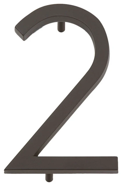 Atlas Homewares Avalon House Number, Aged Bronze, 2 3 Atlas Homewares Avalon House Number, Aged Bronze, 2