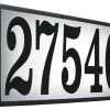 QualArc Serrano Xtra Large Lighted Address Plaque W/LED Lights, Black Frame Only 2 QualArc Serrano Xtra Large Lighted Address Plaque W/LED Lights, Black Frame Only -Mayne Store home design 309
