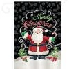 Breeze Decor Christmas Candy Cane Santa 2-Sided Impression Garden Flag 2 Breeze Decor Christmas Candy Cane Santa 2-Sided Impression Garden Flag -Mayne Store home design 324
