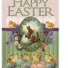 Breeze Decor Easter Bunny With Chicks 2-Sided Vertical Impression House Flag -Mayne Store home design 327