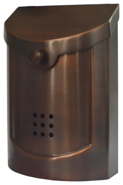 ECCO E5 Mailbox, Antique Copper Finish 3 ECCO E5 Mailbox, Antique Copper Finish