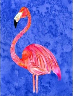 The-store Flamingo Flag Canvas