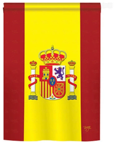 Breeze Decor Spain 2-Sided Vertical Impression House Flag 3 Breeze Decor Spain 2-Sided Vertical Impression House Flag