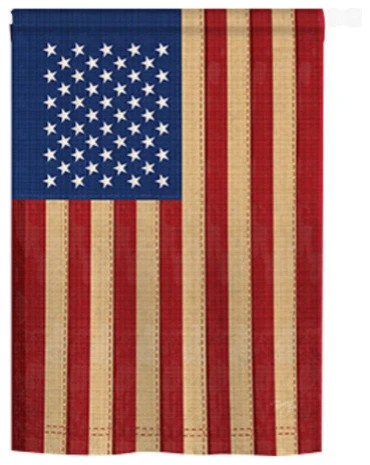 Breeze Decor Patriotic Usa Vintage 2-Sided Vertical Impression House Flag 3 Breeze Decor Patriotic Usa Vintage 2-Sided Vertical Impression House Flag
