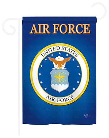 Breeze Decor Military Air Force 2-Sided Impression Garden Flag 3 Breeze Decor Military Air Force 2-Sided Impression Garden Flag
