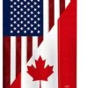 Breeze Decor US Canada Friendship 2-Sided Vertical Impression House Flag 2 Breeze Decor US Canada Friendship 2-Sided Vertical Impression House Flag -Mayne Store home design 354