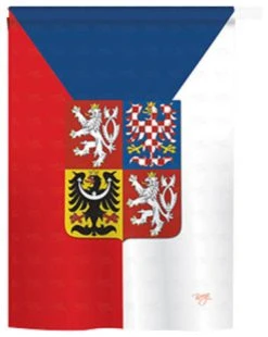 Breeze Decor Czech 2-Sided Vertical Impression House Flag