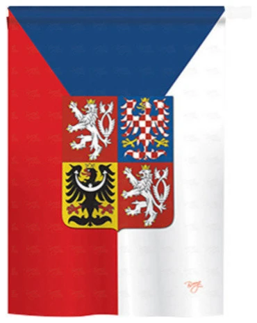 Breeze Decor Czech 2-Sided Vertical Impression House Flag 3 Breeze Decor Czech 2-Sided Vertical Impression House Flag