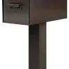 Modern Aspect Malone Post-Mounted Mailbox Optional Pole, Brown, Without Numbers 2 Modern Aspect Malone Post-Mounted Mailbox Optional Pole, Brown, Without Numbers -Mayne Store home design 36