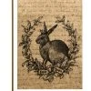 TheWatsonShop Bunny Crest Burlap Garden Flag 2 TheWatsonShop Bunny Crest Burlap Garden Flag -Mayne Store home design 361