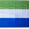 FlagLine Sierra Leone, 3'x5' Polyester Flag 1 FlagLine Sierra Leone, 3'x5' Polyester Flag -Mayne Store home design 366