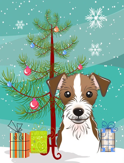 The-store Christmas Tree And Jack Russell Terrier Flag Garden Size BB1574GF 3 The-store Christmas Tree And Jack Russell Terrier Flag Garden Size BB1574GF