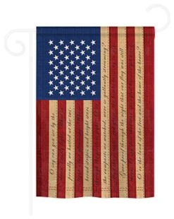 Breeze Decor Star Spangled Banner 13"x18.5" USA-Produced Home Decor Flag