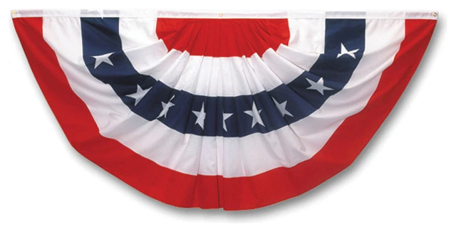 Valley Forge Pleated Mini Patriotic Fan Flag 3 Valley Forge Pleated Mini Patriotic Fan Flag
