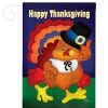 Breeze Decor Thanksgiving Happy Thanksgiving Turkey 2-Sided Impression Garden Flag 2 Breeze Decor Thanksgiving Happy Thanksgiving Turkey 2-Sided Impression Garden Flag -Mayne Store home design 385