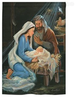 Breeze Decor Nativity 28x40" USA-Produced Home Decor Flag