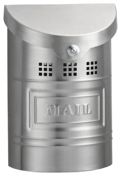 ECCO E1 Mailbox, Satin Stainless Steel Finish