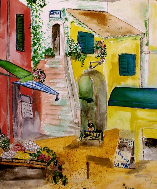 Betsy Drake Interiors Betsy Drake Paris Bistro Outdoor Wall Hanging 24x30 3 Betsy Drake Interiors Betsy Drake Paris Bistro Outdoor Wall Hanging 24x30