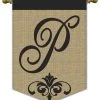 New And Exciting Dicksons And Jozie B. Garden Burlap Monogram P 1 New And Exciting Dicksons And Jozie B. Garden Burlap Monogram P -Mayne Store home design 404