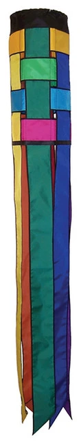 In The Breeze Rainbow Weave Windsock